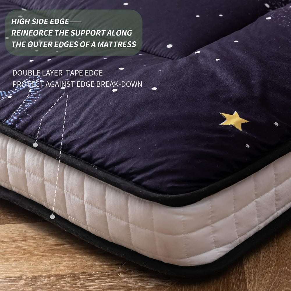 MAXYOYO Futon Mattress, Japanese Floor Mattress Folding Sleeping Pad | Black ...