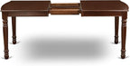 East West Furniture DODA5-MAH-W 5 Piece Dining Room Furniture Set Includes a Rectangle Wooden Table with Butterfly Leaf and 4 Kitchen Dining Chairs, 42x78 Inch, Mahogany