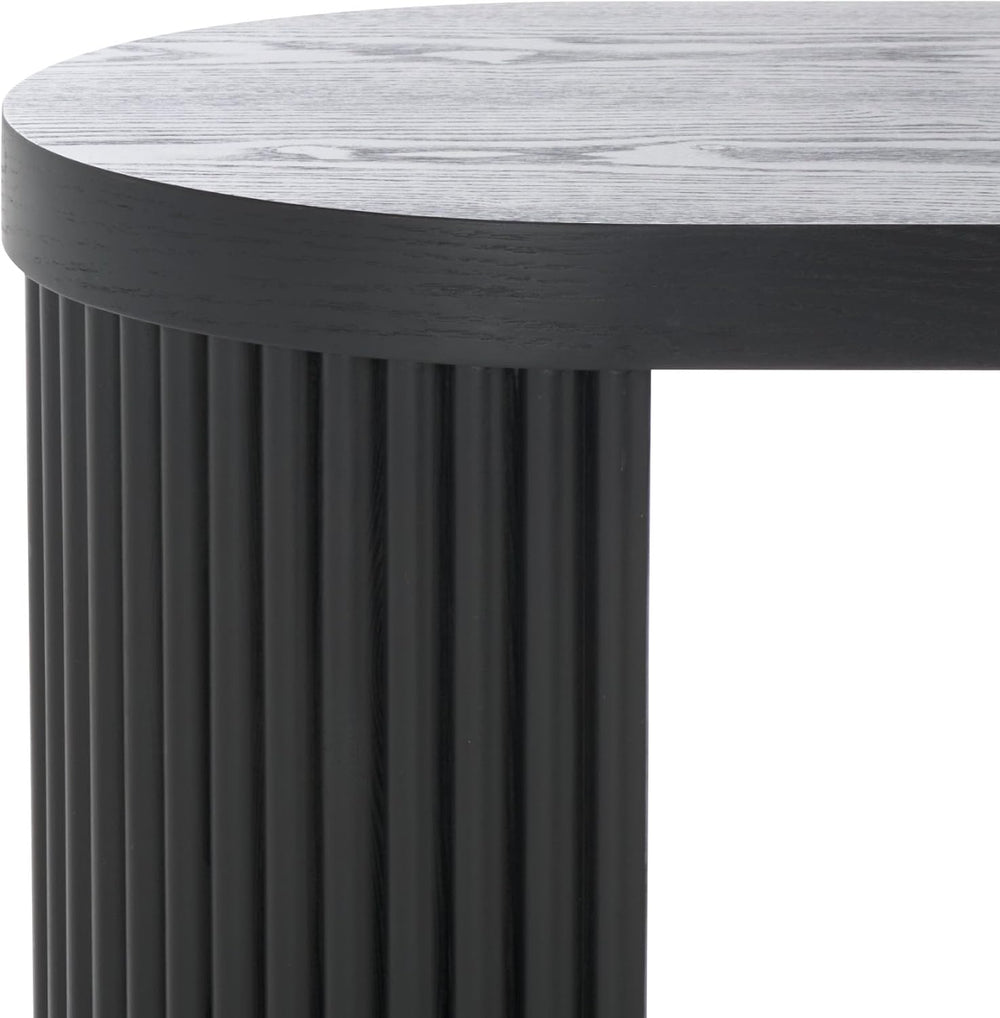 SAFAVIEH Home Collection Enoki Black Oval Top Bench