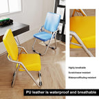 Folding Chairs with Padded Seats for Outdoor & Indoor, Portable Stackable Commercial Seat(Green)