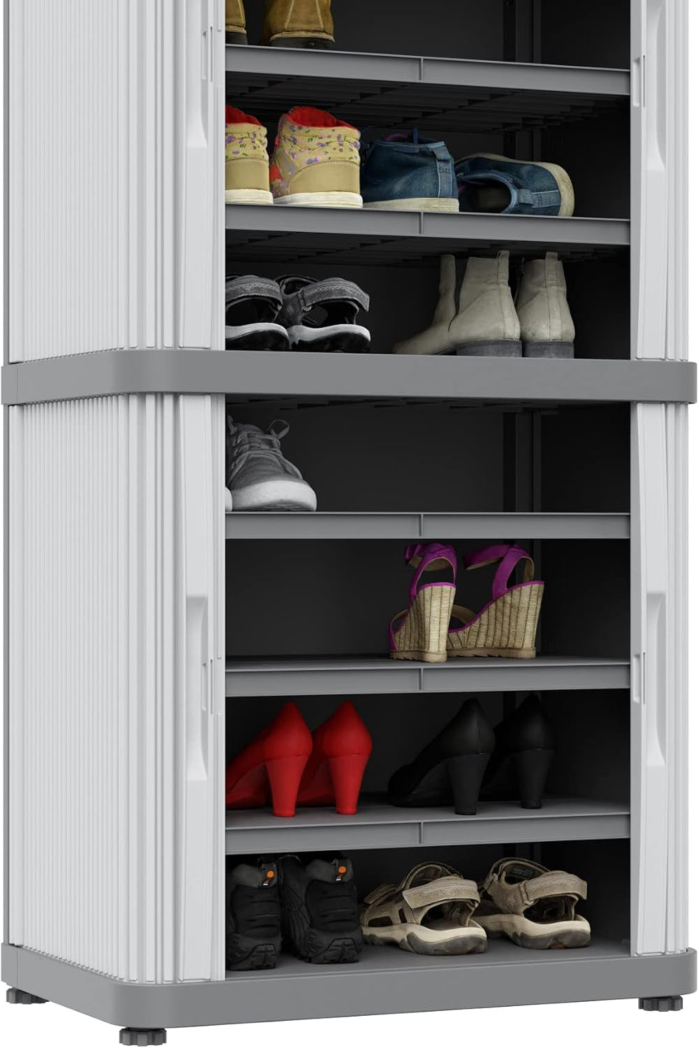 Terry, Rolling Space Cab 2, Indoor and Outdoor 2-Compartment Cabinet with Two...