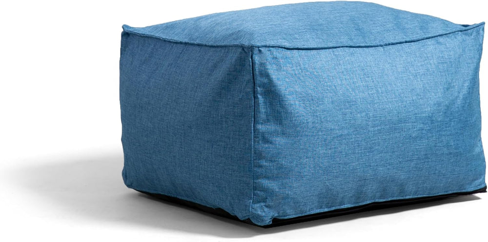 Big Joe Imperial Lounger Ottoman Foam Filled Bean Bag with Removable Cover, P...