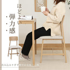 不二貿易(Fujiboeki) Fuji Boeki 52359 Dining Table for 2 People, 3-Piece Set, Wooden, Width 27.6 x Depth 27.6 x Height 28.3 inches (70 x 70 x 72 cm), Beige