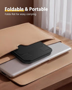 Lamicall Rotating Tablet Stand for Desk - [Fully Adjustable][Foldable & Portable] iPad Stand with Heavy-Duty Base, Tablet Holder for 4.7-13" Devices, 2025 iPad Pro Air Mini, Kindle, iPhone 17 Pro Max