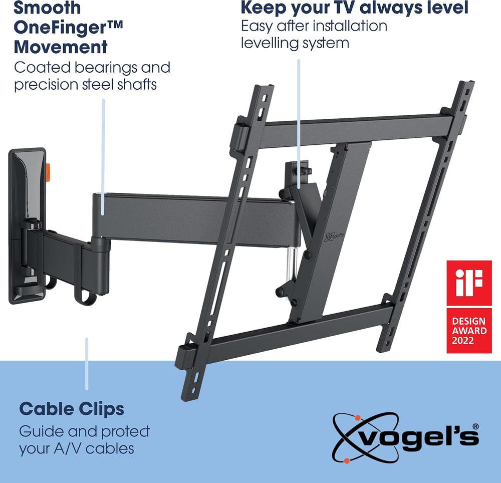 Vogel's TVM 3445 Full-Motion TV wall Bracket for 32-65 inch TVs, Max. 55 ...