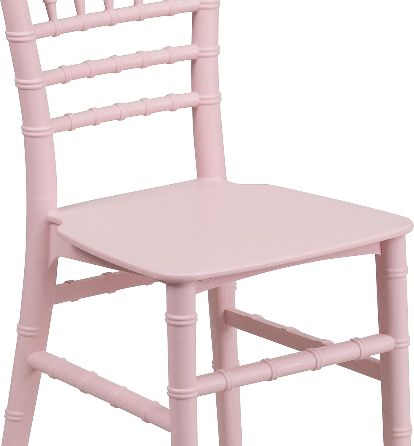Flash Furniture Hercules Series Children's Resin Event Chairs, Commercial/Residential All Occasion Chairs for Kids, 330 lb. Static Weight Capacity, Set of 10, Pink