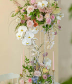 31.5inch 10 Set Acrylic Flower Vase Column Stand Wedding Flower vase Wedding Centerpieces for Tables
