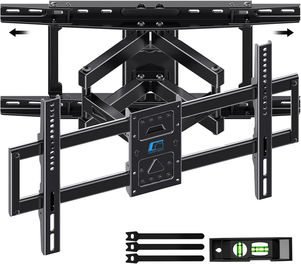 HOME VISION Full Motion Articulating TV Wall Mount for 37-90 Inch TVs up to 1...
