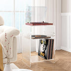 Clear Acrylic 3-Tier End Table/Nightstand – Sleek Bedside Storage with Durable Design, Perfect for Bedrooms, Living Rooms, or Modern Interiors – Ideal as a Bedside Table or Sofa Side Piece