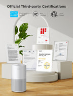 GoveeLife Air Purifiers for Home, Smart Air Purifier for Large Rooms with App & Alexa Control, Detachable Pre-filter, Covers up to 1162ft², Sleep Mode for Pet Hair, Pollen, Dust and Smoke