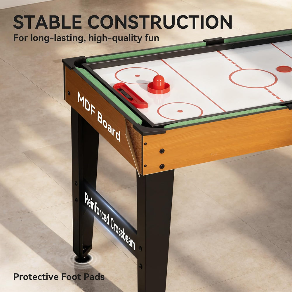 Soozier 5-in-1 Multi Game Table, 53" Combo Game Table Set with Accessories