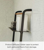 Yamazaki Home Leaning Ladder with Shelf, Space Saving