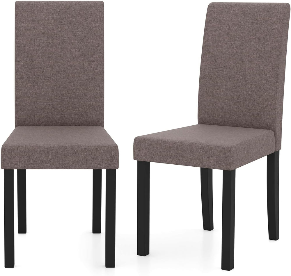 GOFLAME Upholstered Dining Chairs Set of 2, Fabric Kitchen Chairs with Padded...