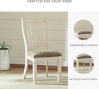 Signature Design by Ashley Bolanburg 20" Upholstered Dining Room Chair, Set of 2, Antique White