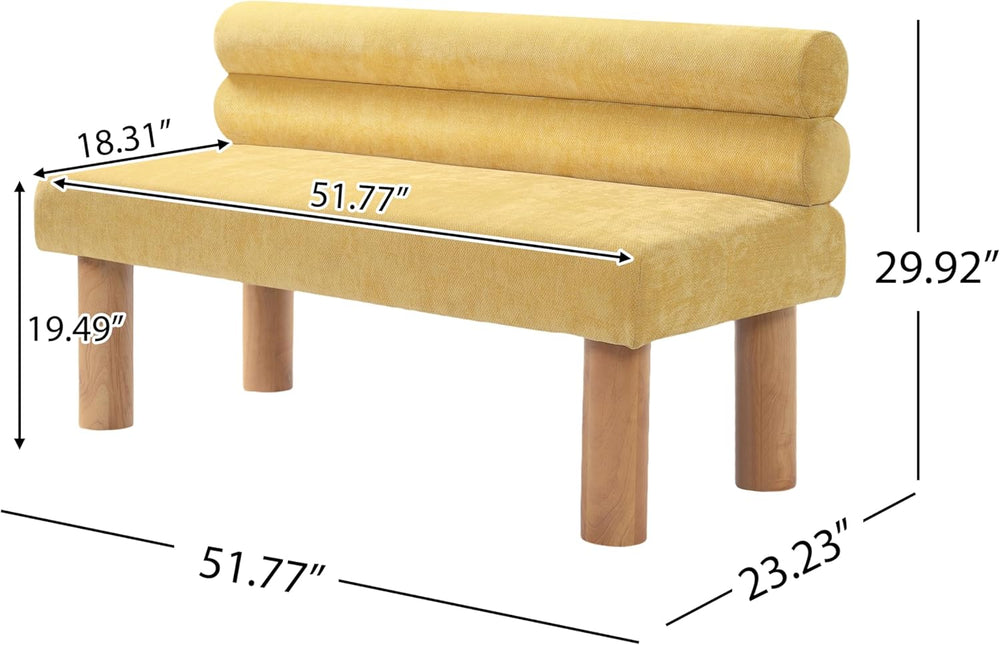 Christopher Knight Home Wally Fabric Upholstered Dining Bench, Long Dining Ro...