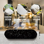 Constellation Stars Plastic Bag Holder, Astrology Reusable Grocery Garbage Bags Holder, Wall Mount Plastic Bags Organizer, Kitchen Housewarming Gift for Women, Kitchen Pattern Garbage Bag 55
