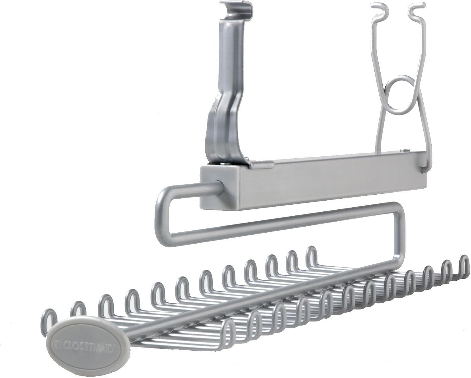 ClosetMaid 78060 Sliding Tie and Belt Rack for Wire Shelving