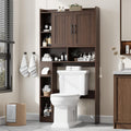Over The Toilet Storage Cabinet, Farmhouse Storage Cabinet Over Toilet with Barn Door，Home Space-Saving Toilet Rack, for Bathroom, Restroom, Laundry