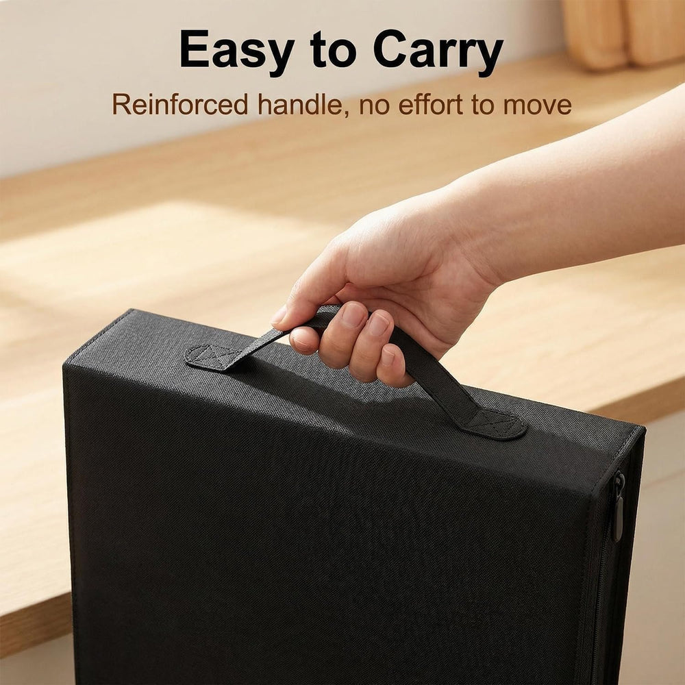 CD DVD Blu-ray Storage Binder with Handles, PU Leather Corver | Holds 200 Dis...