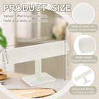 Wenqik 4 Pcs Bracelet Holder Stand Beige Velvet Bracelet Jewelry Display Holder for Vendors Scrunchies Selling Bangle Watch Hair Ties Organizer(Beige)