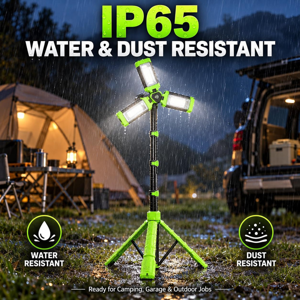 12000mAh Rechargeable Camping Light with Tripod Stand