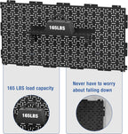 WORKPRO Metal Pegboard 16”x 32” Steel Panel with Round Holes & Vertical Slots, Black Heavy Duty Garage Peg Board Wall Pegboard Organizer for Wood Working Work Shop, Craft Room, 2 Pack