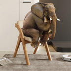 Folding Dining Chairs, Wooden Fold Up Chair, Folding with Cushion, Suitable for Kitchen, Living Room,(Grey)