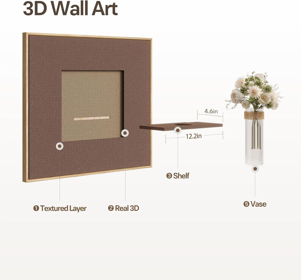 Large 3D Textured Neutral Butterfly Wall Art for Living Room, Set of 4