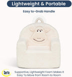 Delta Children - Serta Counting Sheep Kids Sherpa Foam Chair, Cream