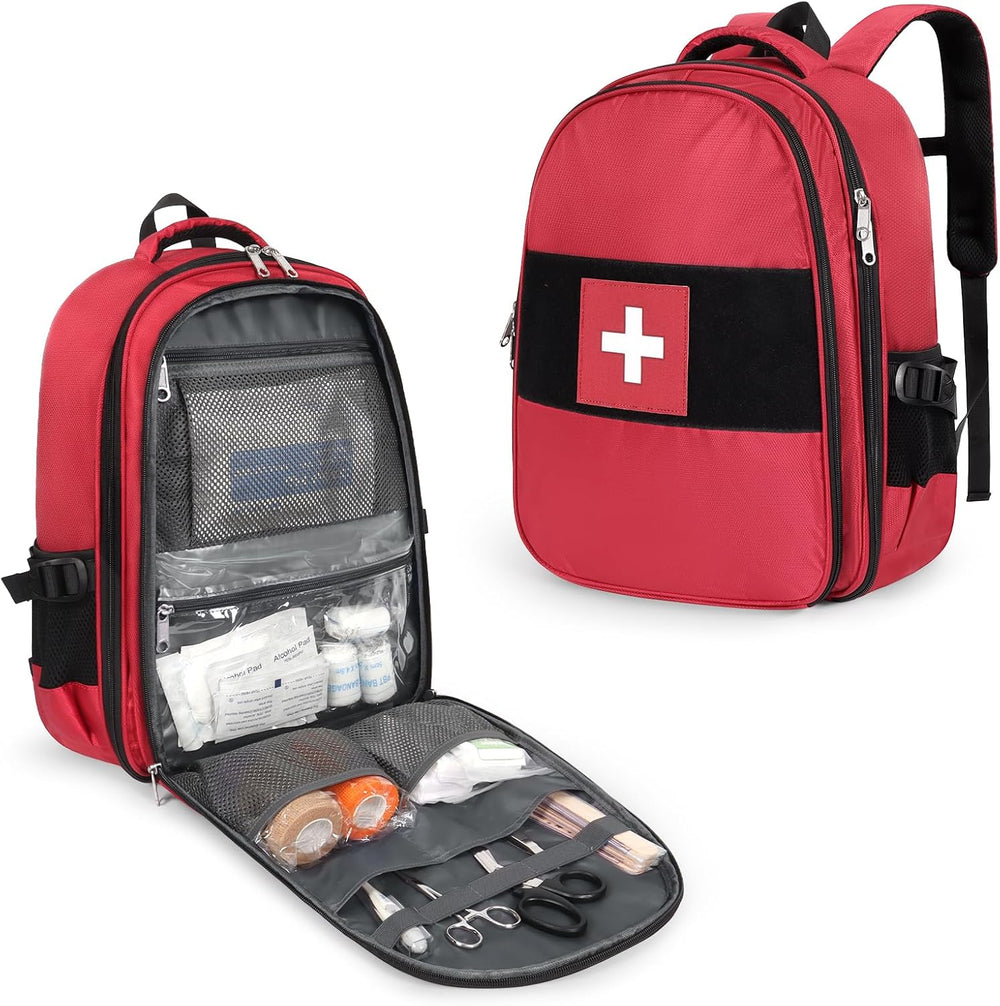 Gatycallaty First Aid Backpack Emergency Medicine Bag Empty Survival Trauma B...