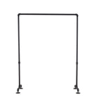 William Roberts Vintage Industrial Heavy Duty Hanging Rod Garment Rolling Closet Organizer Rack (48 in., Flange Feet)
