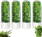 Herb Saver for Refrigerator, Fresh Herbs Lettuce Keeper for Refrigerator, Cilantro Container for Fridge Fres Parsley Mint Leaves Fresh Herb Keeper, Refrigerato Storage for Fresh for 2-3 Weeks