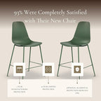 Poly & BARK Isla Bar Stools Set of 3 – Counter Height Bar Stool for Kitchen – Set of Counter Stools – Indoor/Outdoor Barstools – Modern Kitchen Bar Stools - Pistachio Green