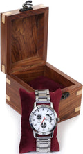 Wooden Watch Box for Men & Women, Luxury Watch Organizer & Display Case, Premium Long-Lasting Watch Holder for Storage, Elegant Gift for Watch Collectors (Wood Top, 1 Slot)