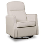 Delta Children Blair Slim Nursery Glider Swivel Rocker Chair with Changing Table, Cream Espresso Cherry