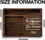 Coworker Gifts for Women Men Retirement New Job Going Away Leaving Gifts for Coworker Boss Leader Friends, Never Underestimate the Difference You Made Sticky Note Holder