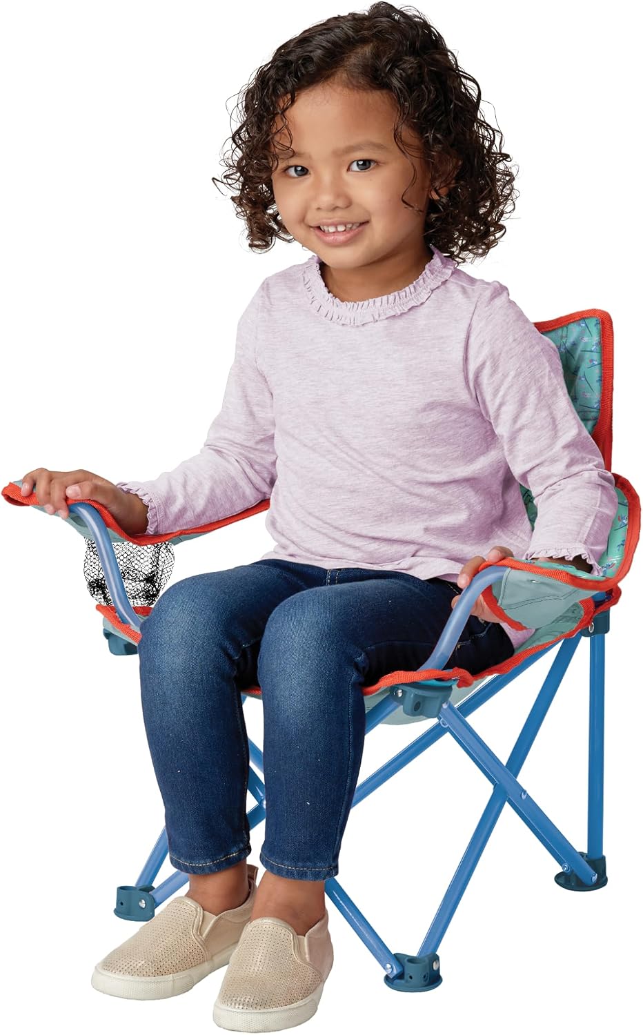 Lilo & Stitch Children's Chair Foldable Camp Chairs for Kids - Fold and Go Chair for Park, Sports or Patio Includes Carry Bag, by JAKKS Pacific Toddlers 24M+