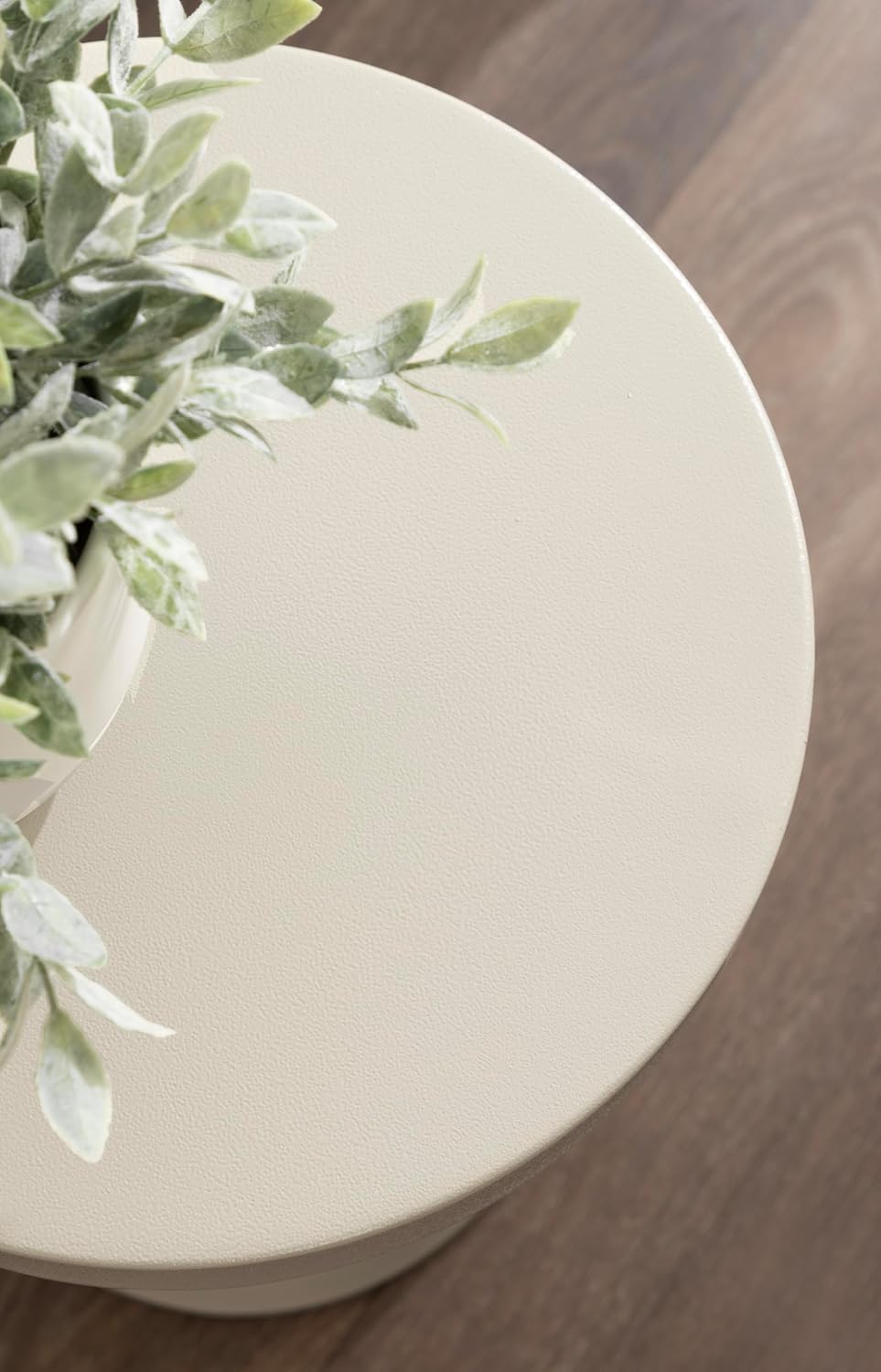 Kate and Laurel Boswell Modern Textured Metal Round Side Table, 12 x 12 x 18,...