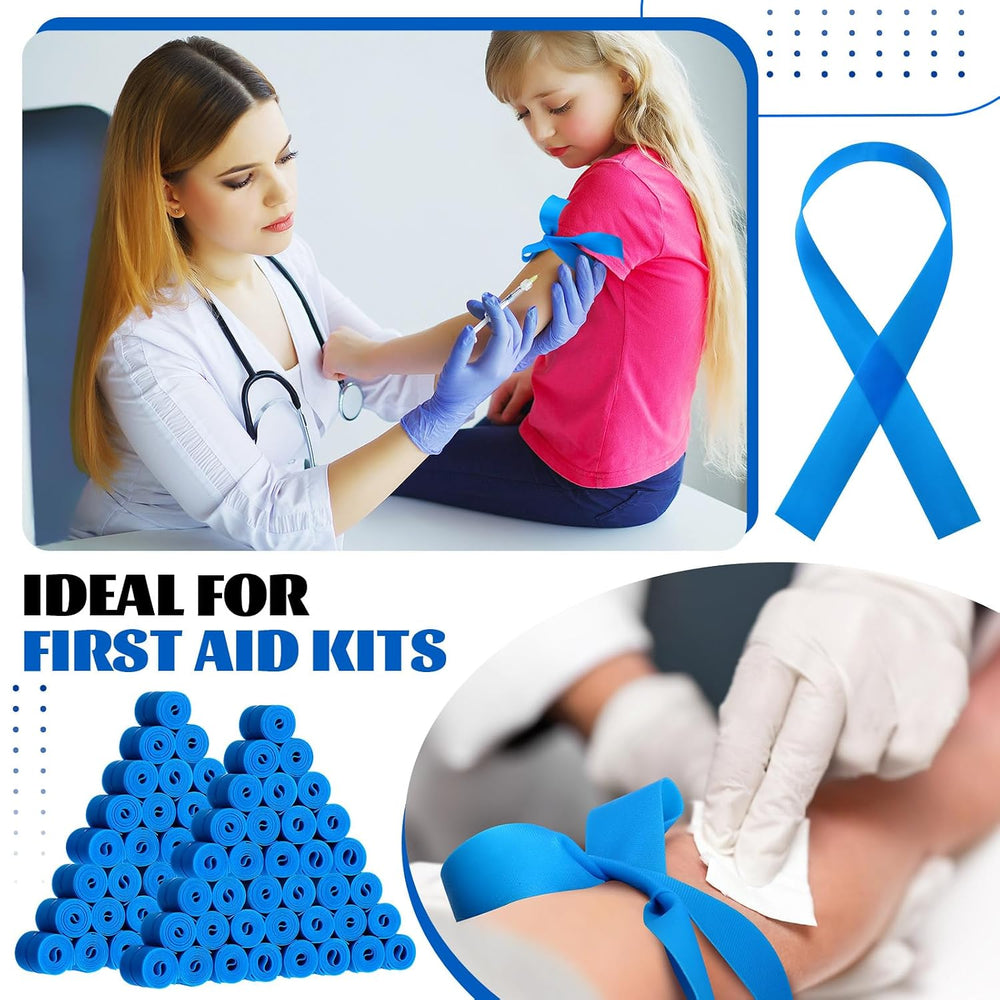 500 Pack Disposable Tourniquet Bulk Latex Free Medical Tourniquet