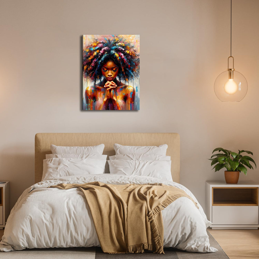 Abstract Woman Wall Art Canvas Print Framed Poster Picture Modern Artwork Wal...