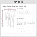 Joydeco Blackout Curtains for Bedroom - 100% Light Blocking 2 Panels Set Black Drapes 42" W x 96" L, Thermal Insulated Room Darkening Curtains, Linen Textured for Living Room, Rod Pocket & Back Tabs