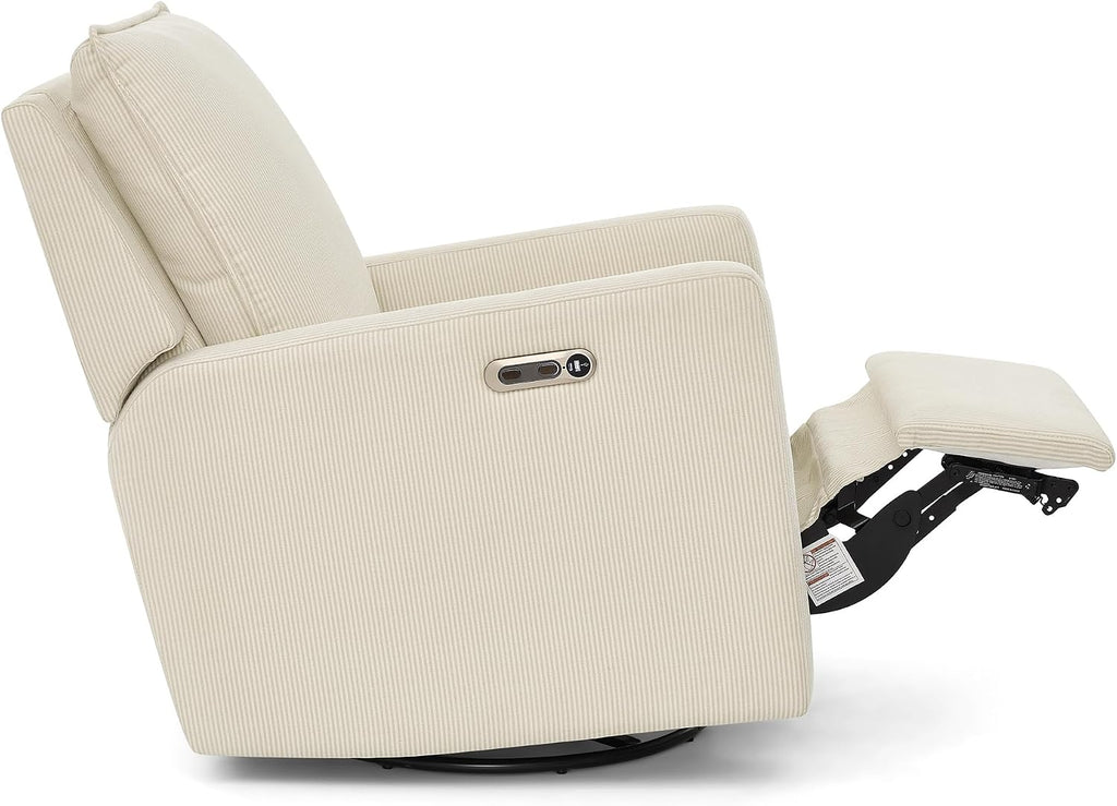 Delta Children - babyGap Harlowe Power Recliner, Almond | Power Recliner with USB-A and Type-C Ports, Greenguard Gold Certified, Stain-Resistant Fabric, Oeko-TEX 100 Certified