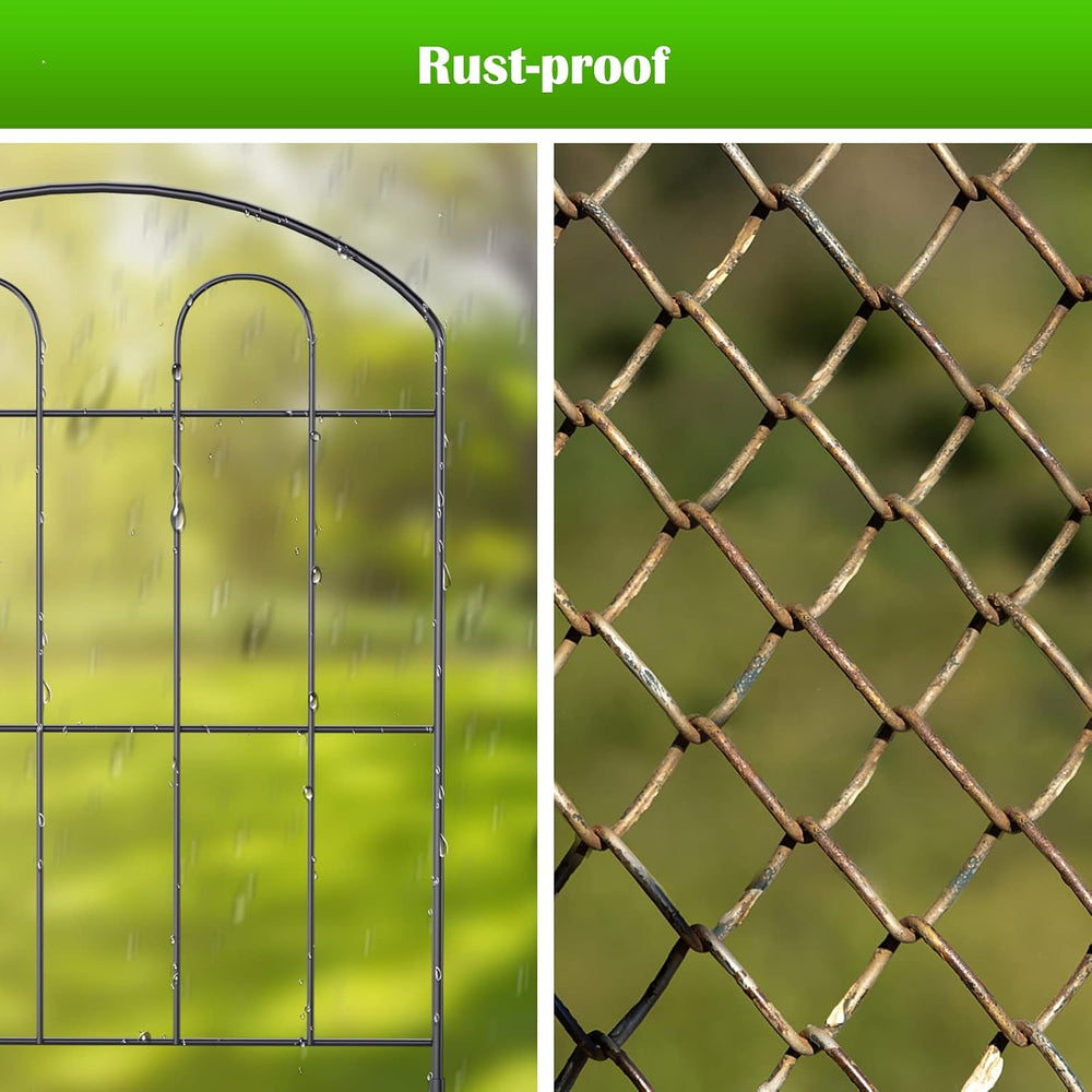 Decorative Garden Fence 24in x 30ft, Flower Bed Fencing Panels