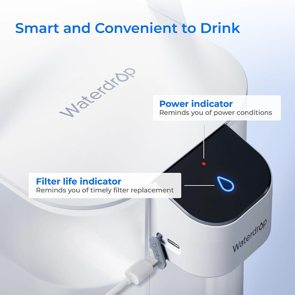 Waterdrop ED01W Electric Water Filter Pitcher, NSF/ANSI 42&53&401&amp...