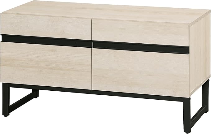 WAMPAT Modern TV Stand for TVs Up to 40 Inch, Entertainment Center Media Cons...
