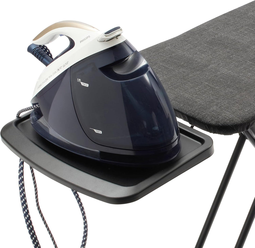 Brabantia - Ironing Board C - Extra Large Steam Iron Rest - Adjustable in Height - Non-Slip Rubber Feet - Cotton Cover with Foam Layer - Foldable XL Unit - Denim Blue - 49 x 18 inches
