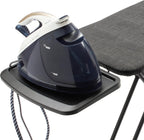 Brabantia - Ironing Board C - Extra Large Steam Iron Rest - Adjustable in Height - Non-Slip Rubber Feet - Cotton Cover with Foam Layer - Foldable XL Unit - Denim Blue - 49 x 18 inches