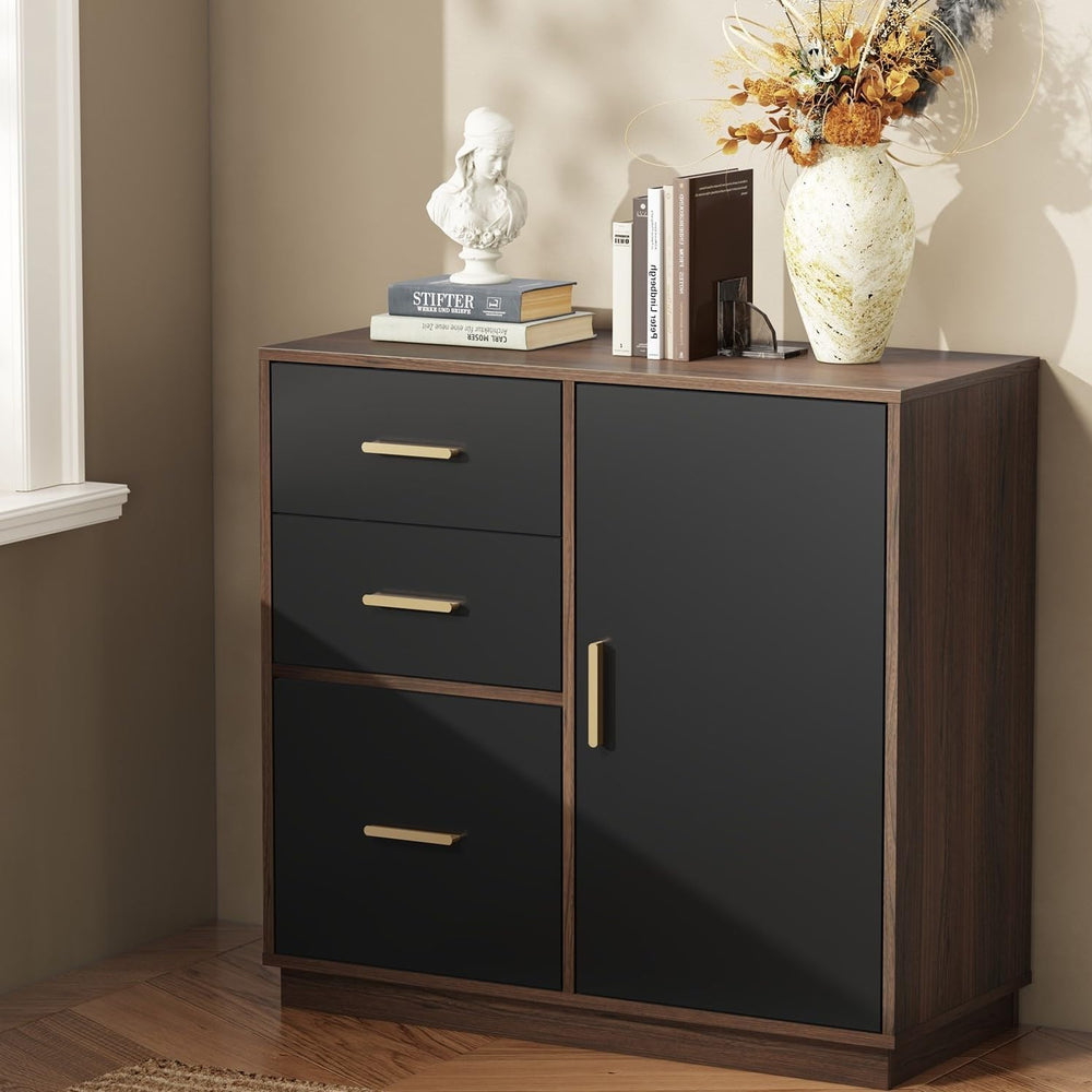 ModernMate Office Storage Cabinet with 3 Drawers, Filing Cabinet for Office |...