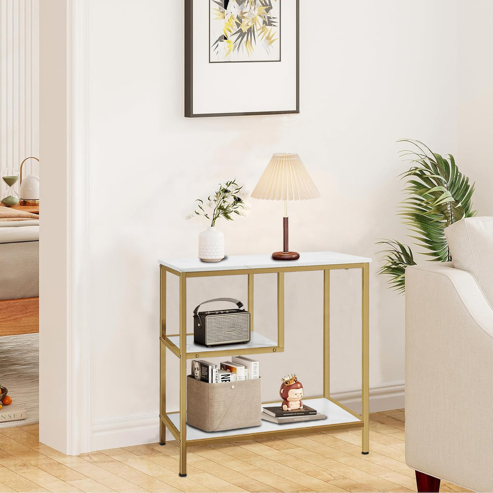 AT-VALY 3-Tier End Table,Nightstand for Living Room, Bedroom, Office, Bathroo...
