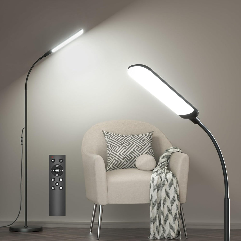 Floor Lamp, 18W 1800LM Super Bright LED Floor Lamps for Living Room with Remo...